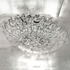 Decorative Round Bowl(Silver Colour)